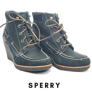 Sperry, top-siders fall/winter wedge bootie 8M